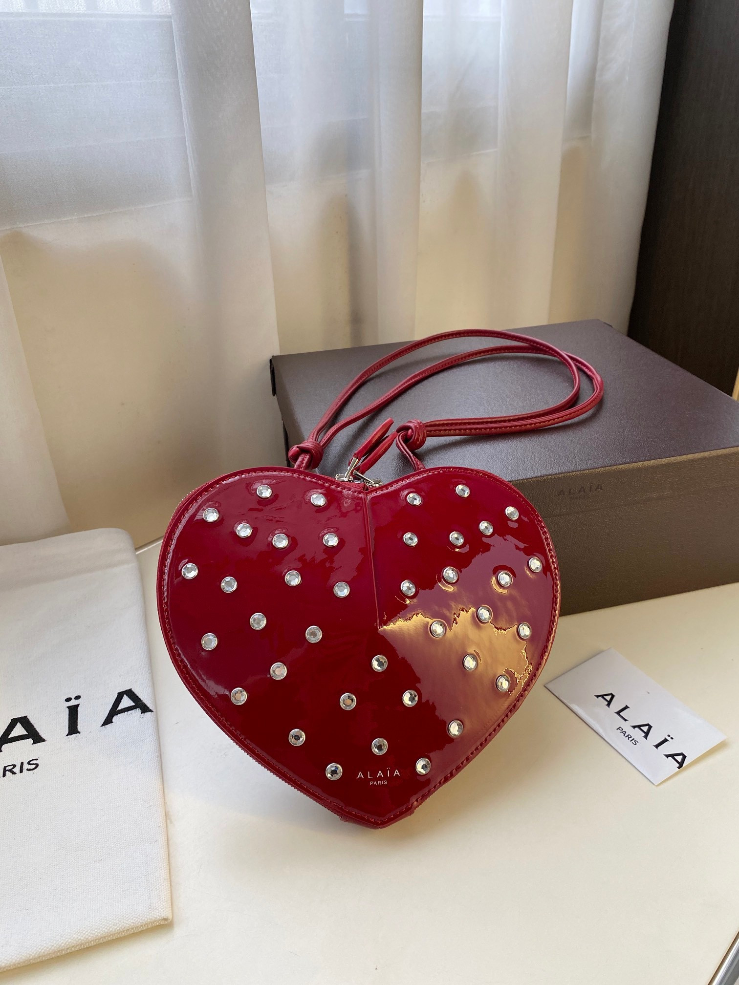 ALAÏA Le Coeur Heart Bag 18.5x20.5x5cm
